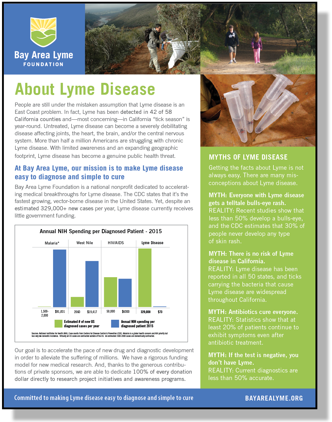 About Lyme handout thumbnail Bay Area Lyme Foundation