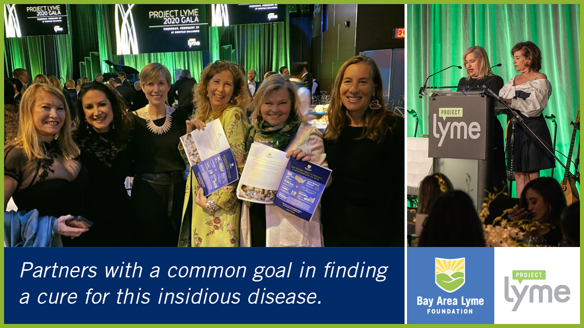 Bay Area Lyme and Project Lyme, partners with a common goal in finding a cure for this insidious disease.