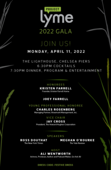 PRoject Lyme Gala invite 2022