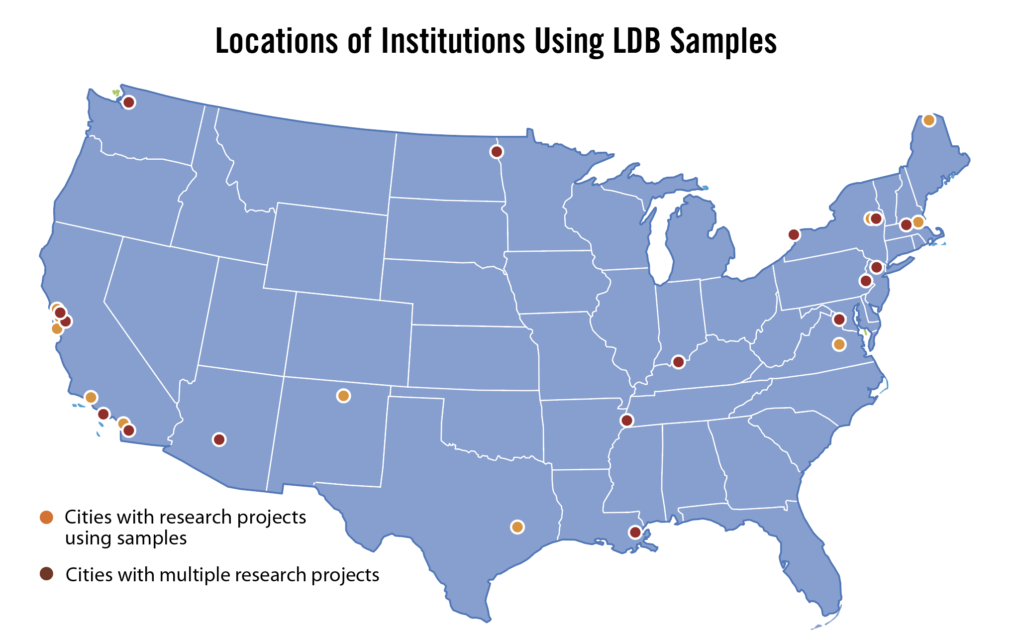 Lyme Disease Biobank Research Project Map