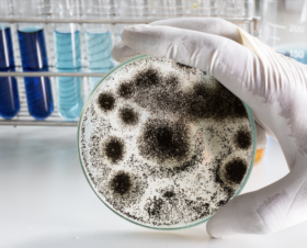 Mold in petri dish