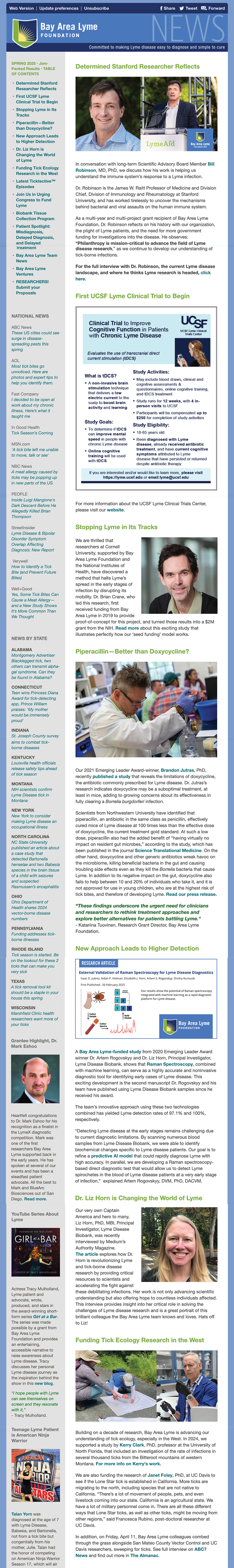 Spring 2025 Newsletter