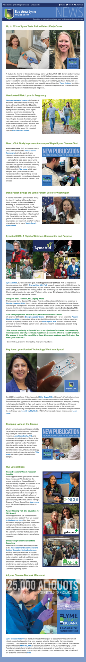 Newsletter Summer 2026